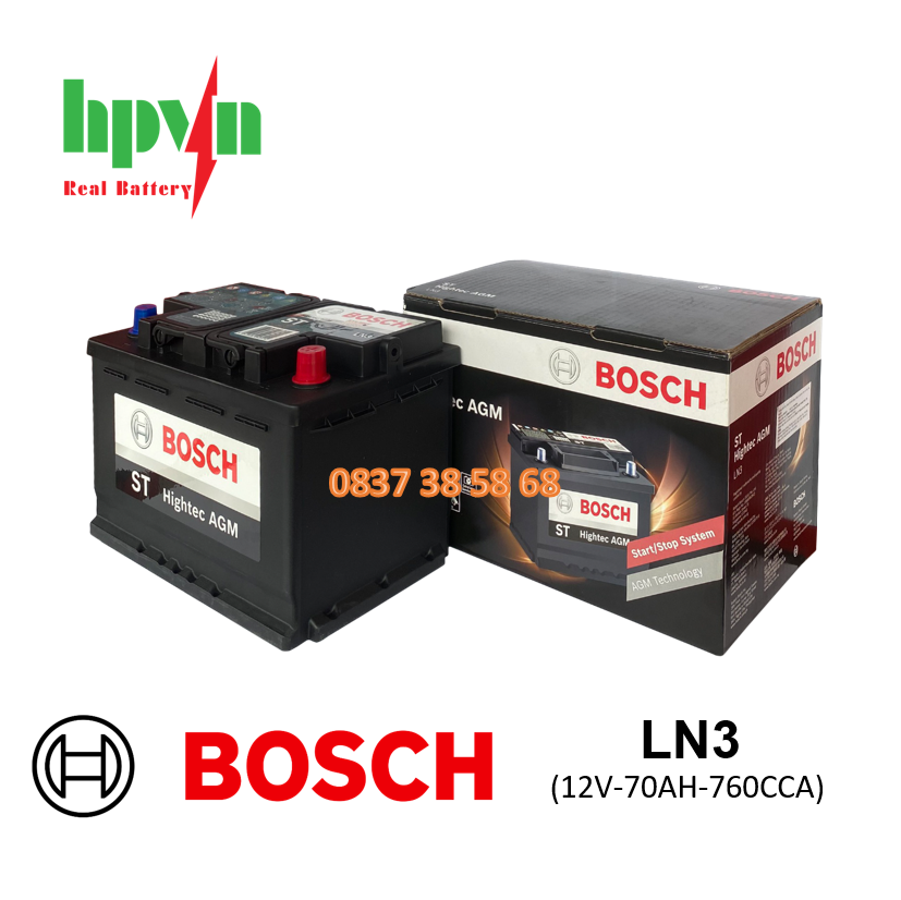 ẮC QUY BOSCH LN3 (12V-70AH)